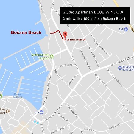 Studio Apartment Blue Window Biograd Na Moru Εξωτερικό φωτογραφία