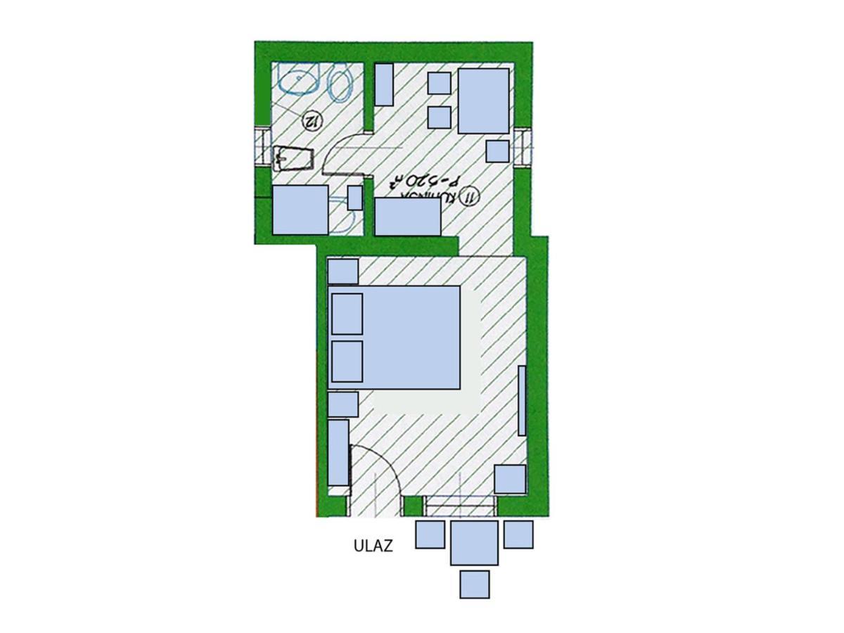 Studio Apartment Blue Window Biograd Na Moru Εξωτερικό φωτογραφία
